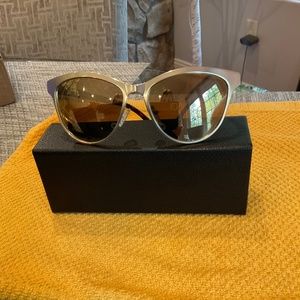 Cole Haan gold polarized sunglasses